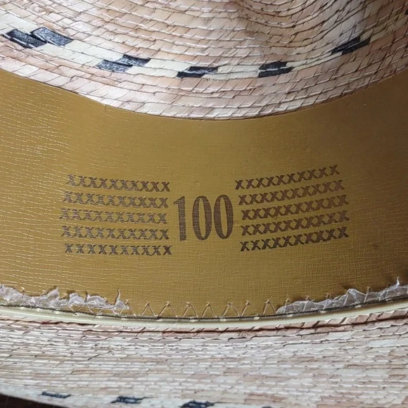 Sahuayo "Pecos" Woven Straw Hat - Picture 10 of 10